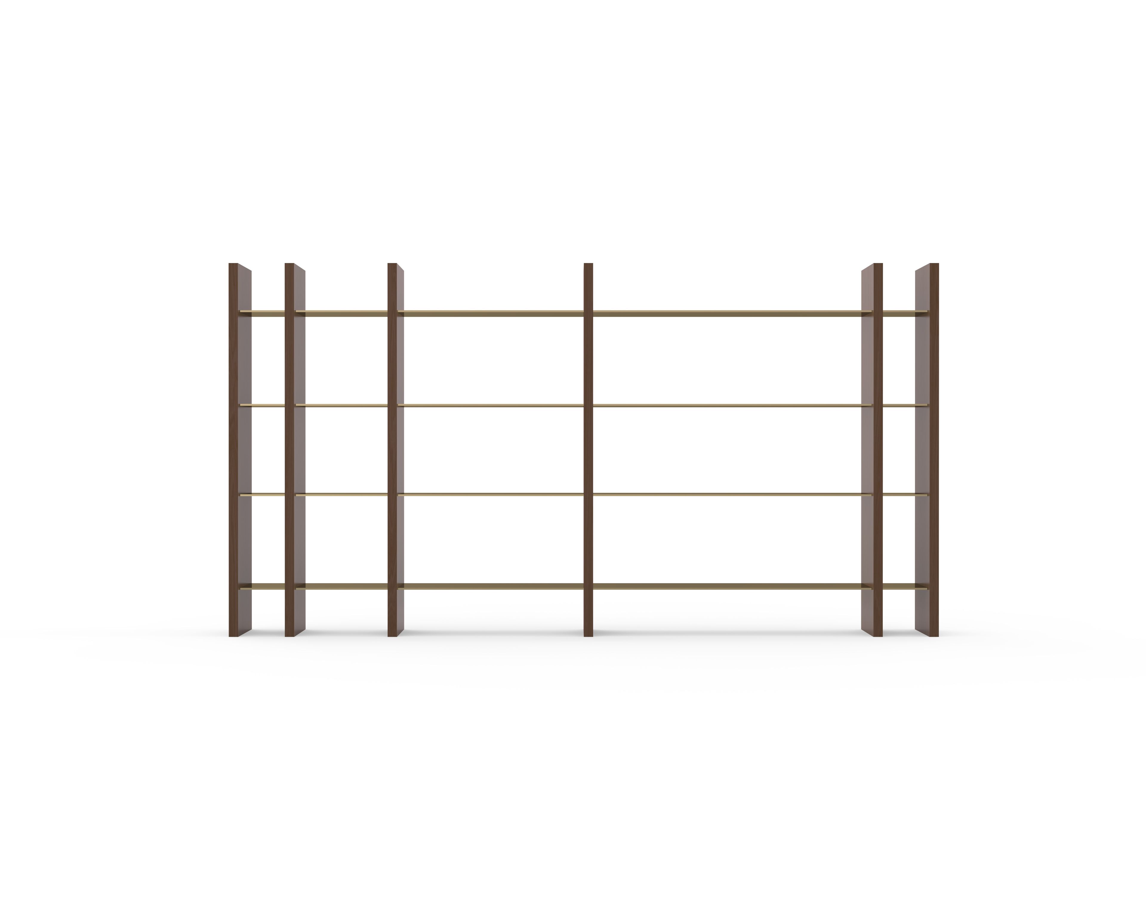 Деревянный секционный книжный шкаф Amura система мнение 1 ARCH-00024142 - Вид №3