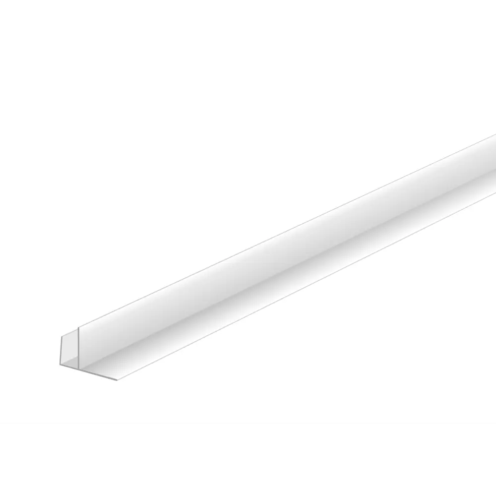 Профиль ПВХ F-образный 10x3000 мм белый Santreyd STLM-2163402