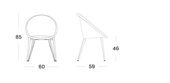 Стул Lloyd loom с подлокотниками Vincent sheppard JACK ARCH-00132638 - Вид №16