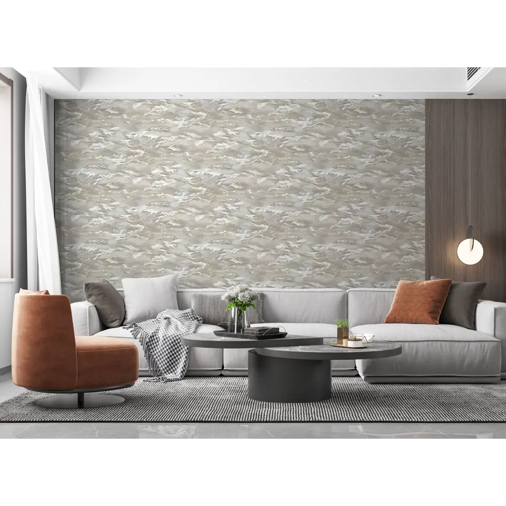 Обои флизелиновые Anturage Pietra коричневые 1.06 м AN8746-23 87711202 STLM-2096090 - Вид №2