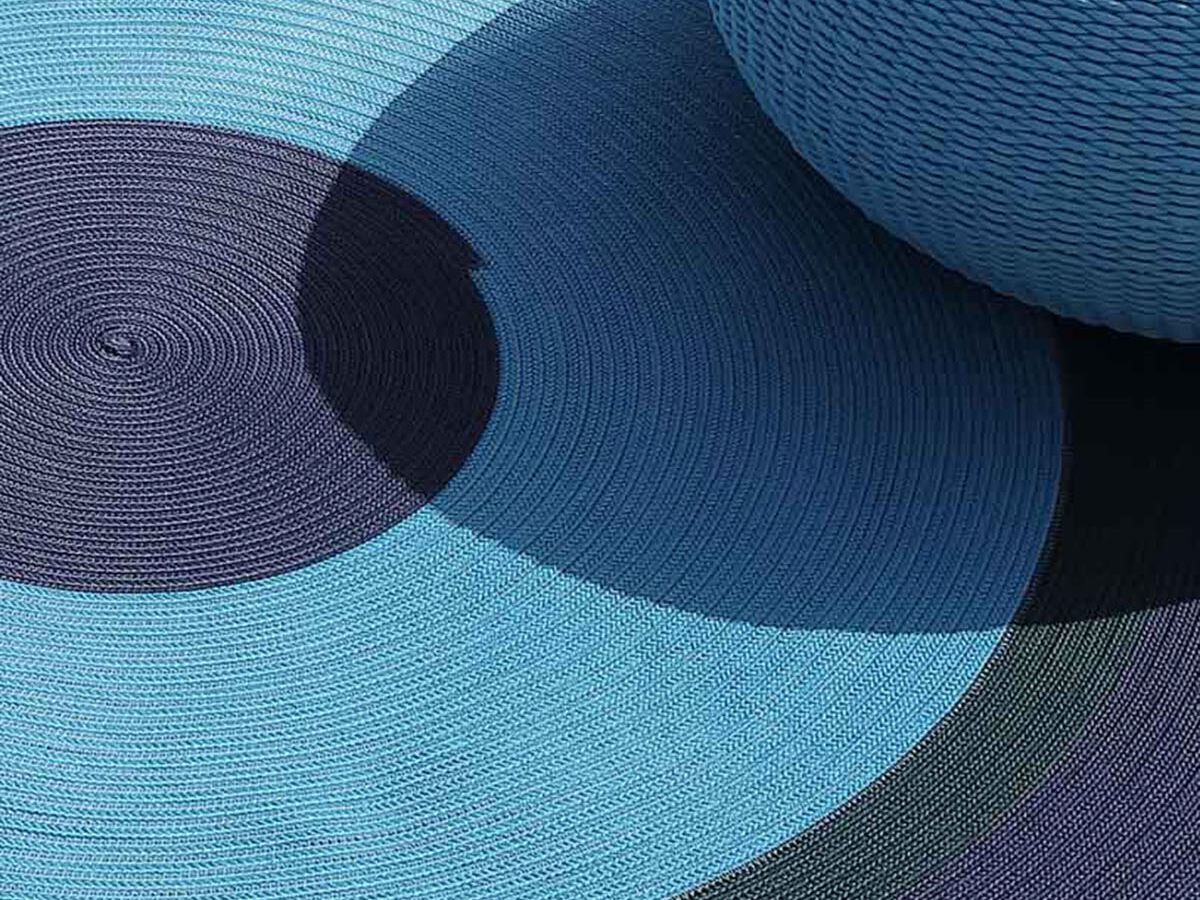 Olyna®100% плетеный двусторонний круглый напольный коврик Nodo Italia VULCANO ARCH-00023317 - Вид №11