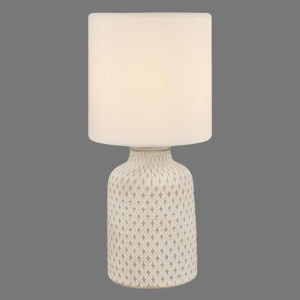 Лампа настольная Eglo «Bellariva» 1X40 ВтхE14, цвет серый/белый STLM-2052790 - Вид №2