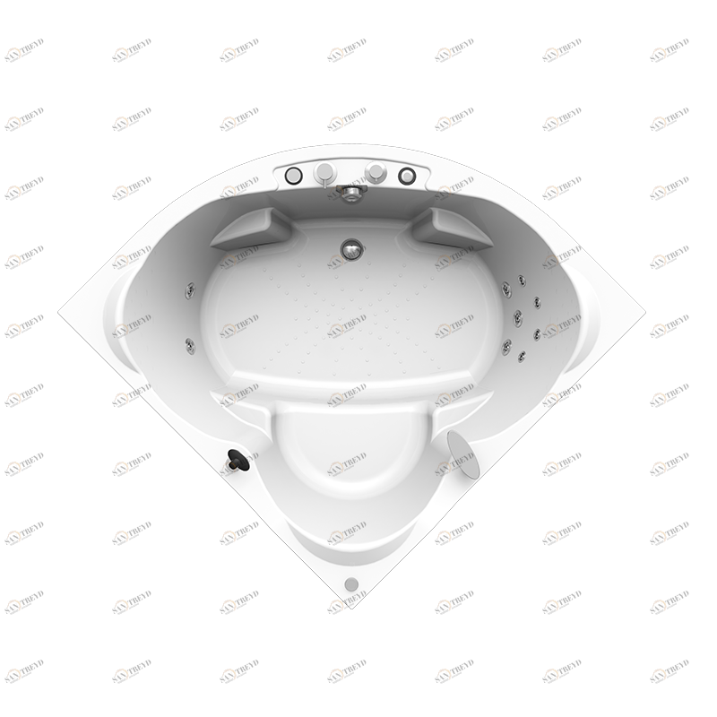 Гидромассаж "Релакс Chrome" на ванну Сорренто 148х148 (двигатель 750 Вт, джет Глори - 4 шт., джет Джереми - 5 шт.) Radomir 1-65-2-0-1-037