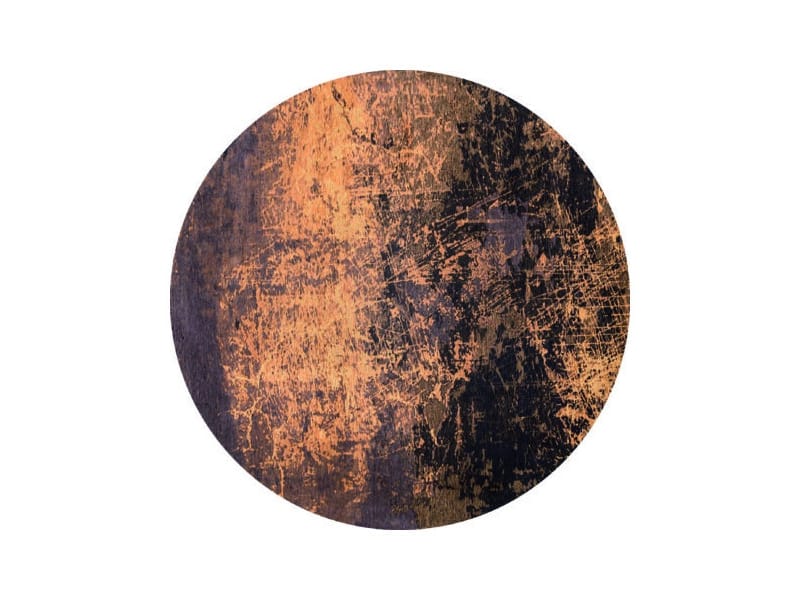 Круглый ковер из хлопка и полиэстера MEMEDESIGN NOTTURNO NEL DESERTO ARCH-00114044