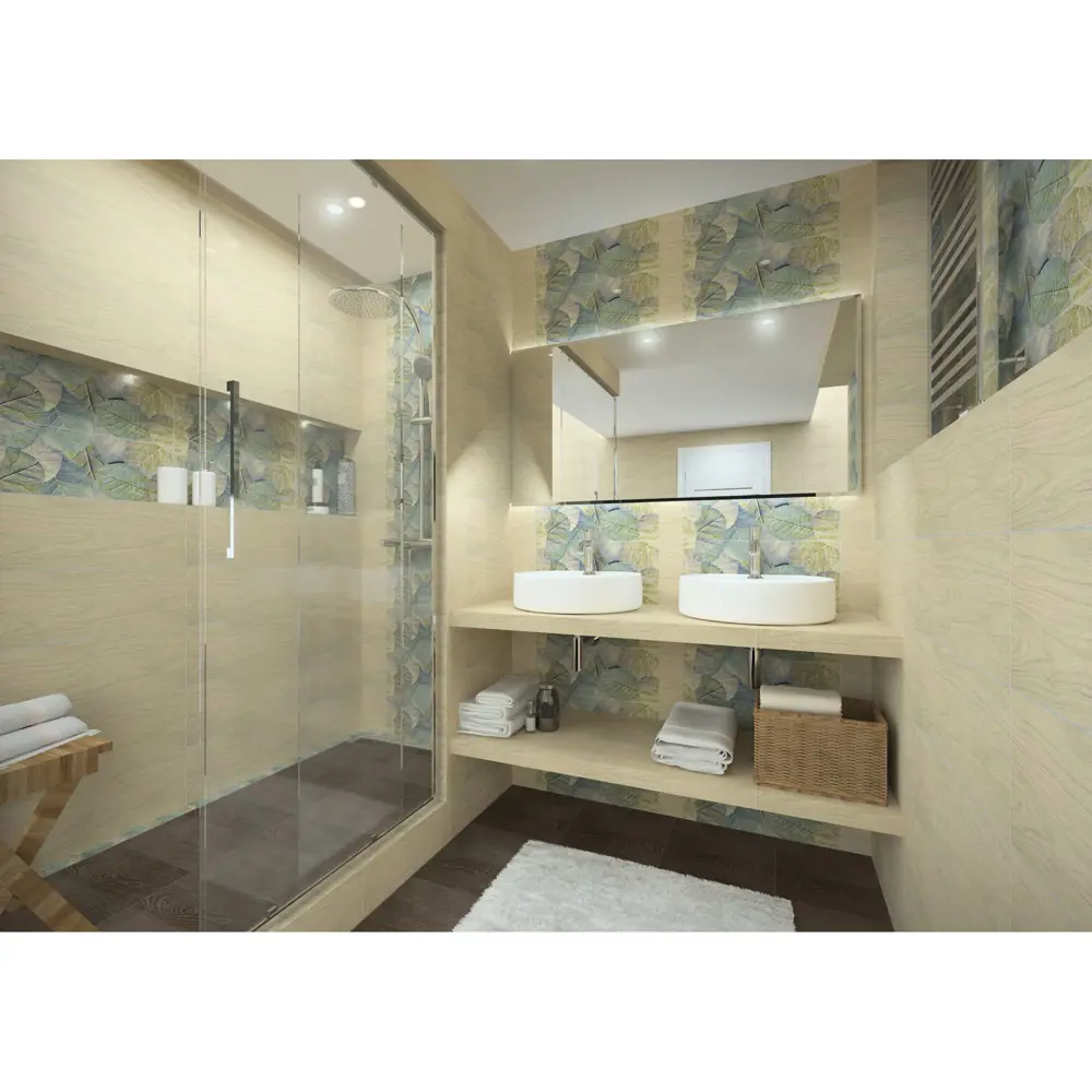 Плитка напольная Avellano Tabacco 33.3х33.3 см 1.33 м2 цвет коричневый Azori STLM-2120701 - Вид №5