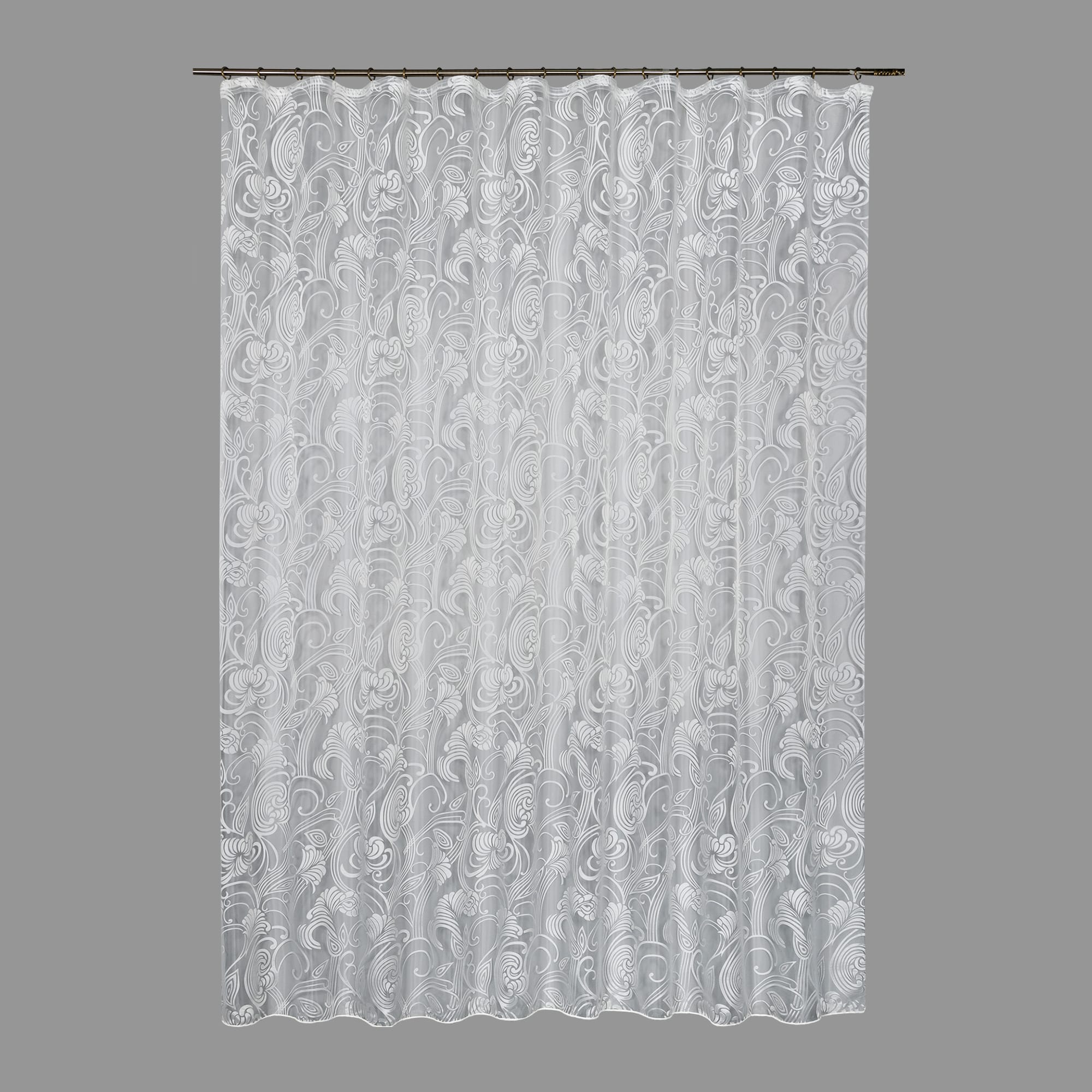 82594875 Тюль на ленте «Ирис» 250x260 см цвет экрю Santreyd  - Вид №1