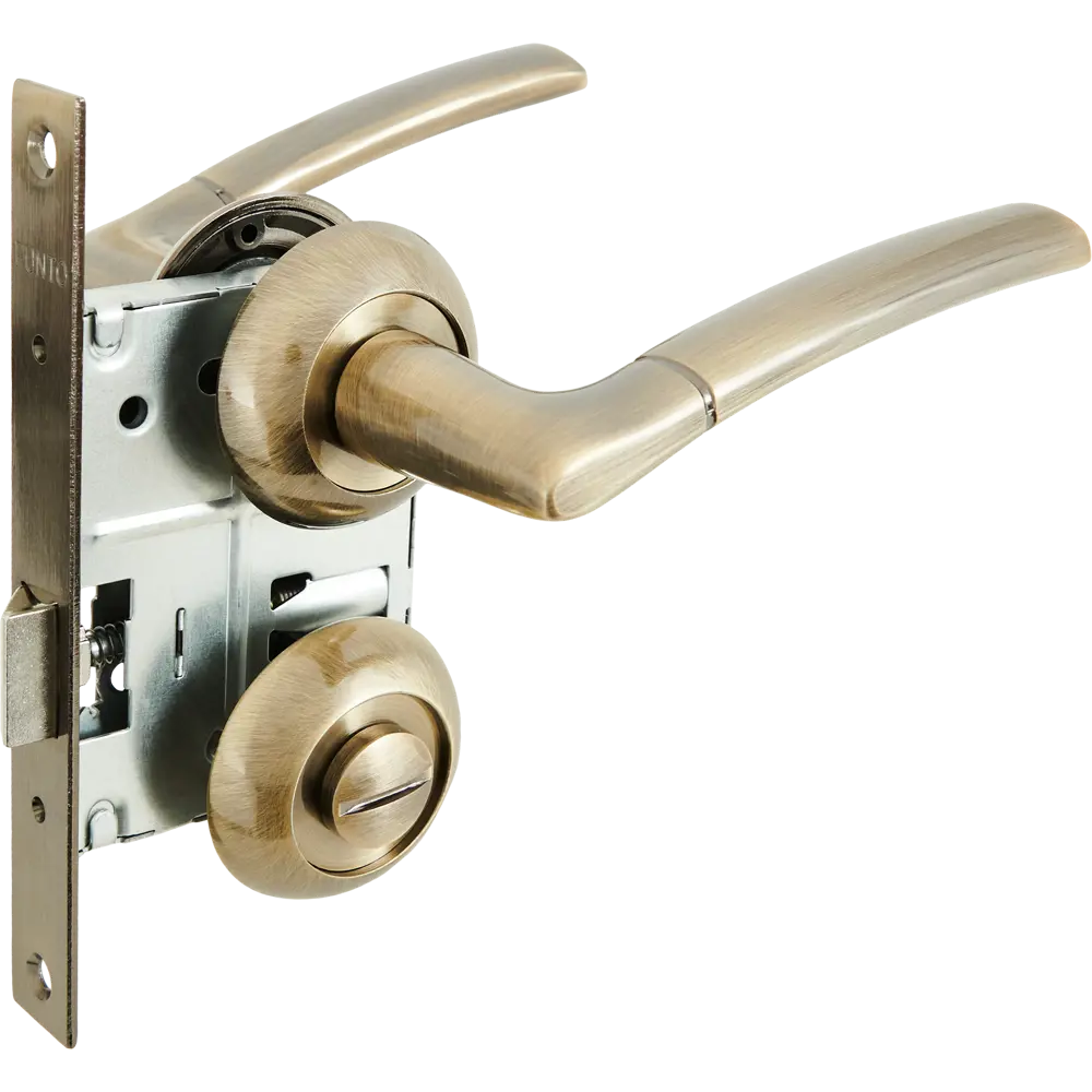 Дверные ручки PUNTO Ardea с механизмом запирания в элегантном бронзовом исполнении 85202164 STLM-0059787