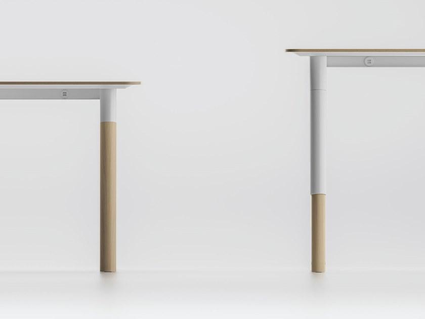 FANTONI Рабочий стол из дерева с ящиками Woods sun-id-1506212 - Вид №3