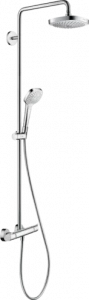 27257400 Croma Select E Showerpipe 180 2jet EcoSmart 9 л / мин с термостатом Hansgrohe