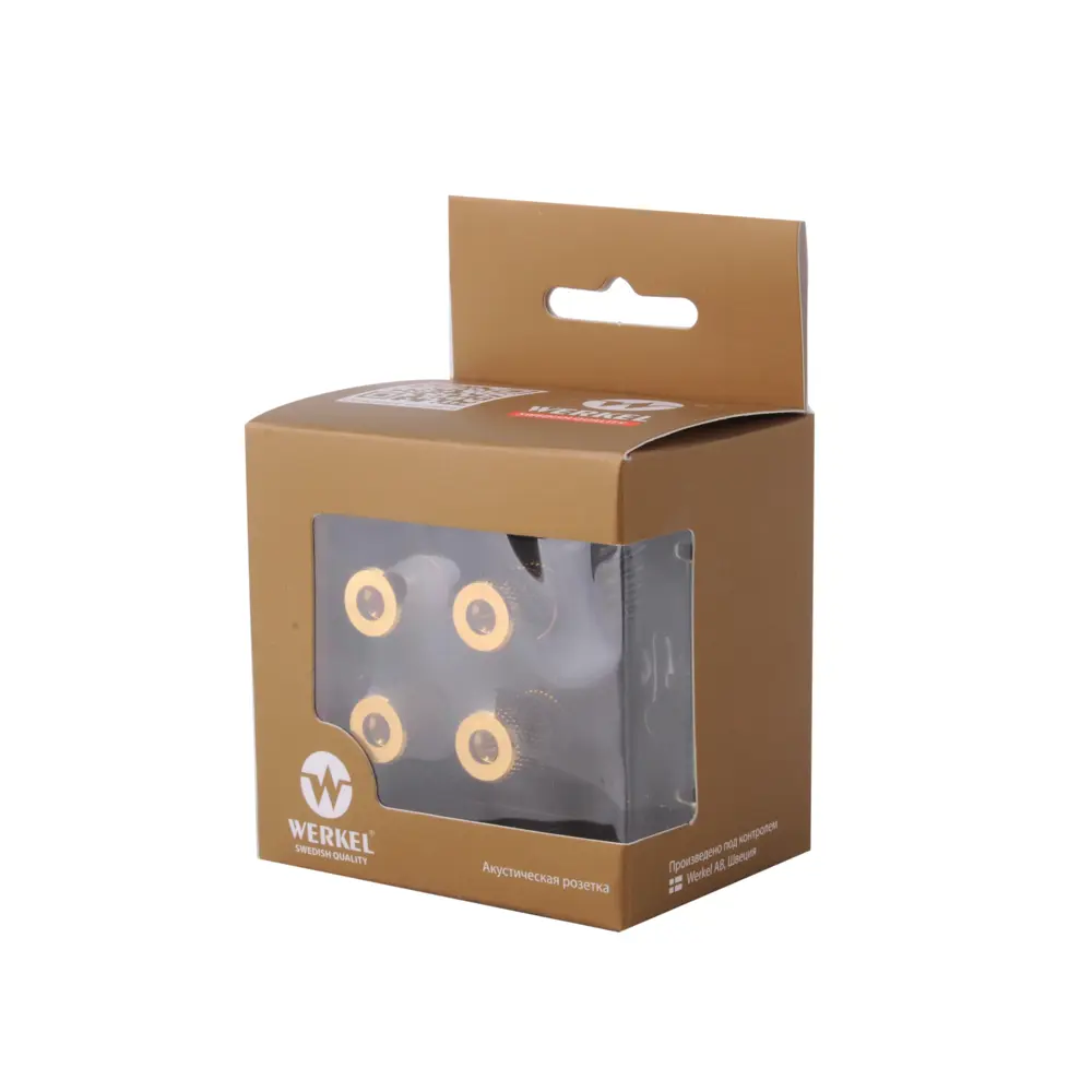 Акустическая розетка встраиваемая Werkel Hammer без заземления цвет черный STLM-2176128 - Вид №2
