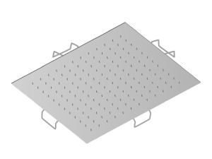 Квадратная потолочная душевая головка с системой защиты от накипи