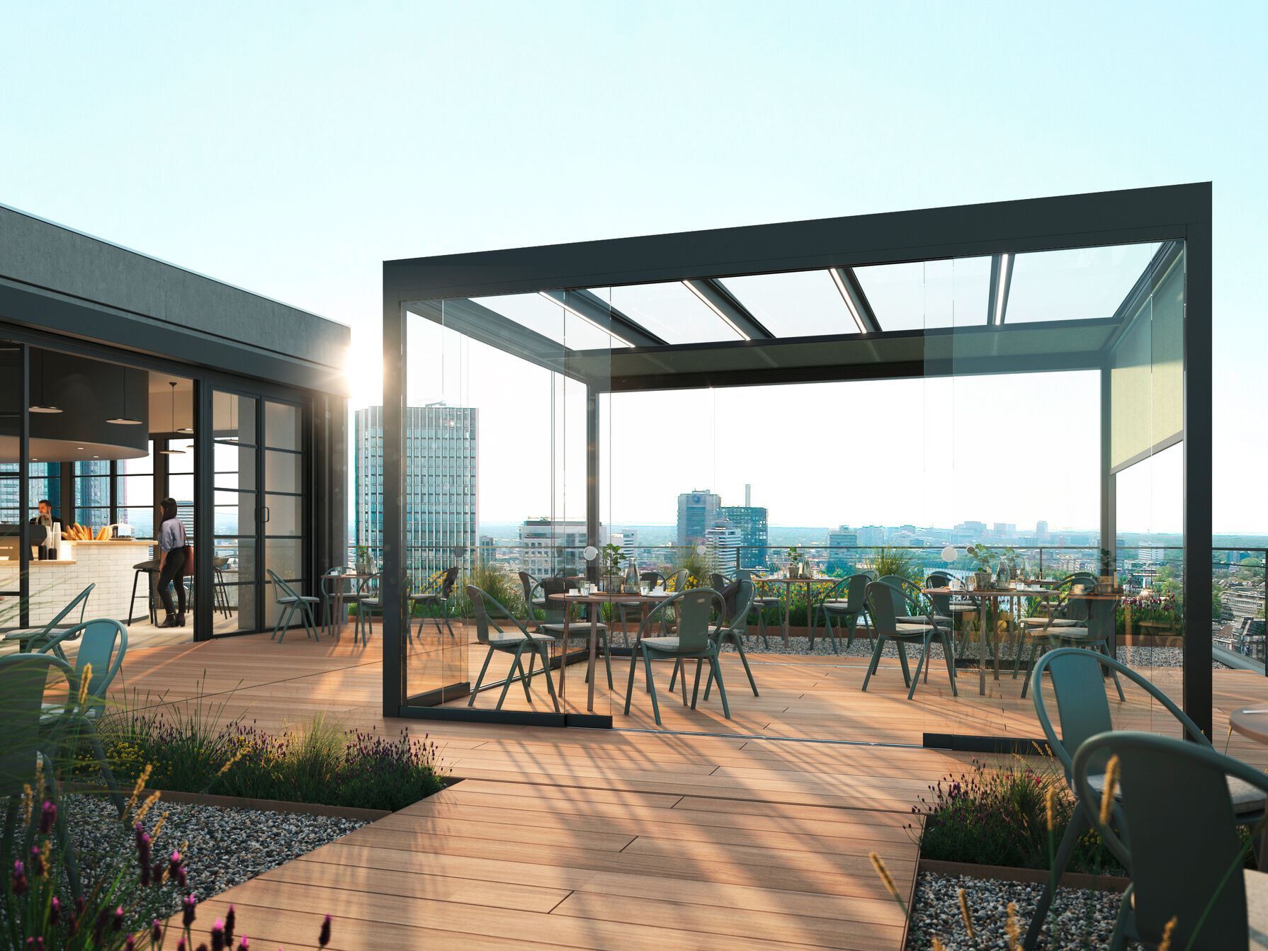 Пергола / стеклянный навес WAREMA LAMAXA ARCH-00108574 - Вид №1