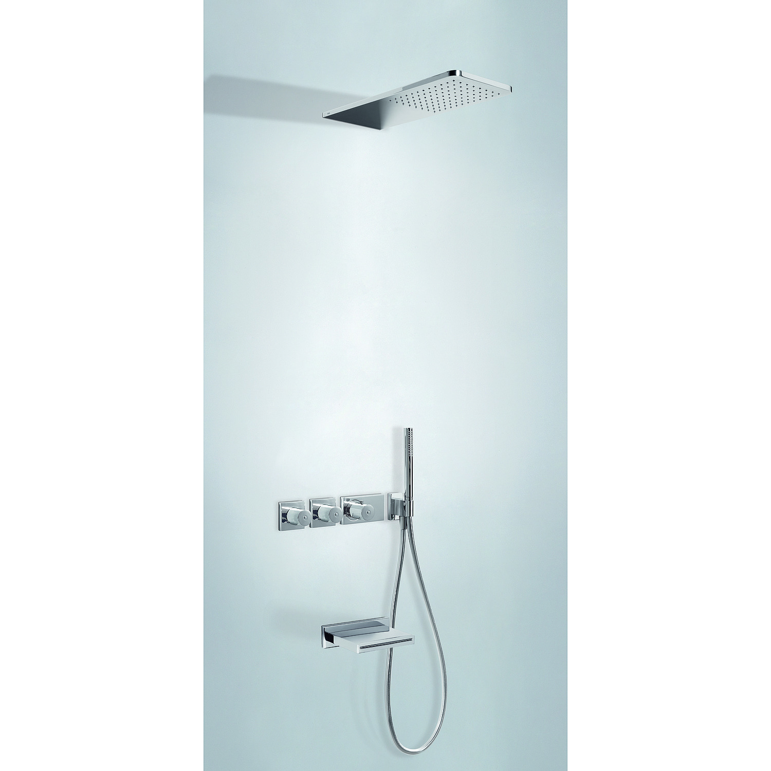 БЛОЧНАЯ СИСТЕМА блочная система 3-ходовой комплект скрытого термостатического смесителя для ванны и душа-20735305 TRES Thermostatic