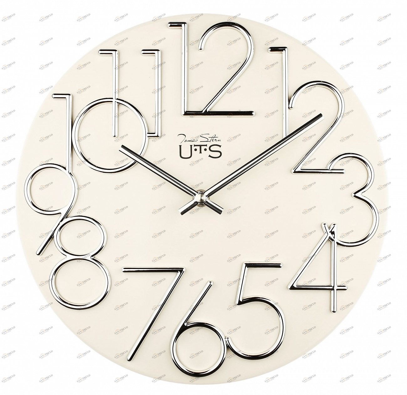 Часы настенные серебристые Tomas Stern 8030 TOMAS STERN  00-3872734 Серебро 