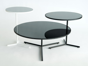 Набор стеклянных журнальных столиков