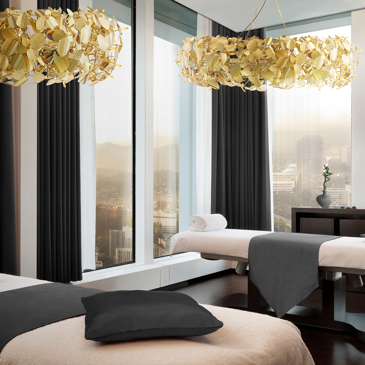 Подвесные лампы Mcqueen Round Suspension Covethouse LUXXU  - Вид №1