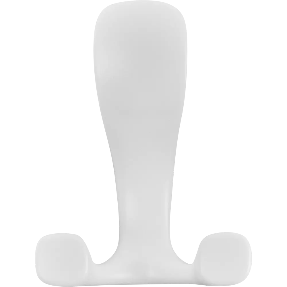 89364374 Мебельный крючок N00-N00-MW 10 см ЦАМ цвет белый STLM-1003606 EDSON 9103-N00-MW - Вид №1