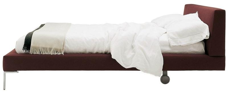 B&B Italia Двуспальная кровать из ткани с мягким изголовьем Charles sun-id-1457410 - Вид №9