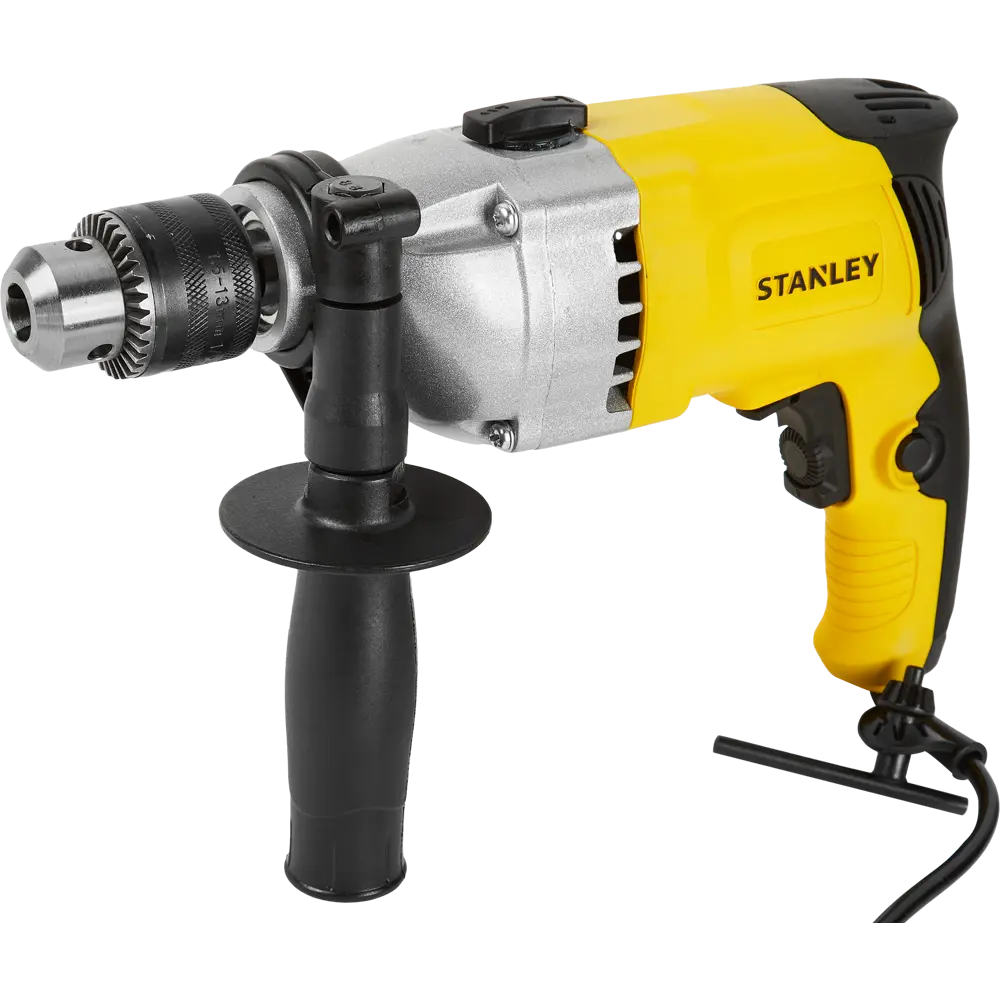 Дрель сетевая ударная Stanley ЗВП, 800 Вт STLM-2164237