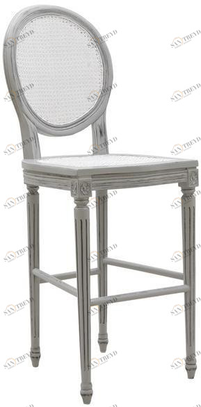 Il Giardino di Legno Табурет из массива дерева с подставкой для ног Mozaic Moza0359