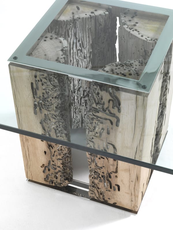 Квадратный стеклянный журнальный столик Riva 1920 Briccole ARCH-00031042 - Вид №3