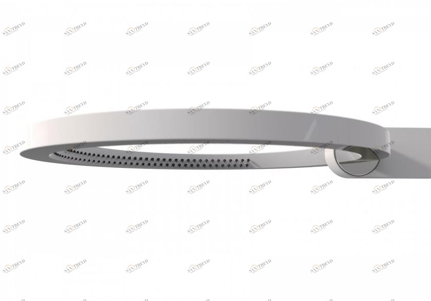 GRAFF Настенная светодиодная лейка для душа из стали Ametis sun-id-1476529