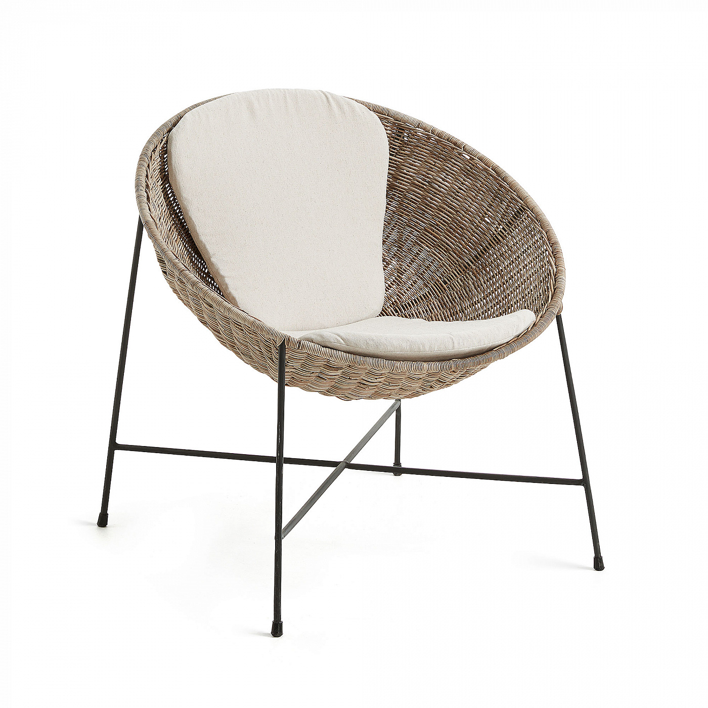 067811 Кресло Kathryn ротанг La Forma Catty  - Вид №5