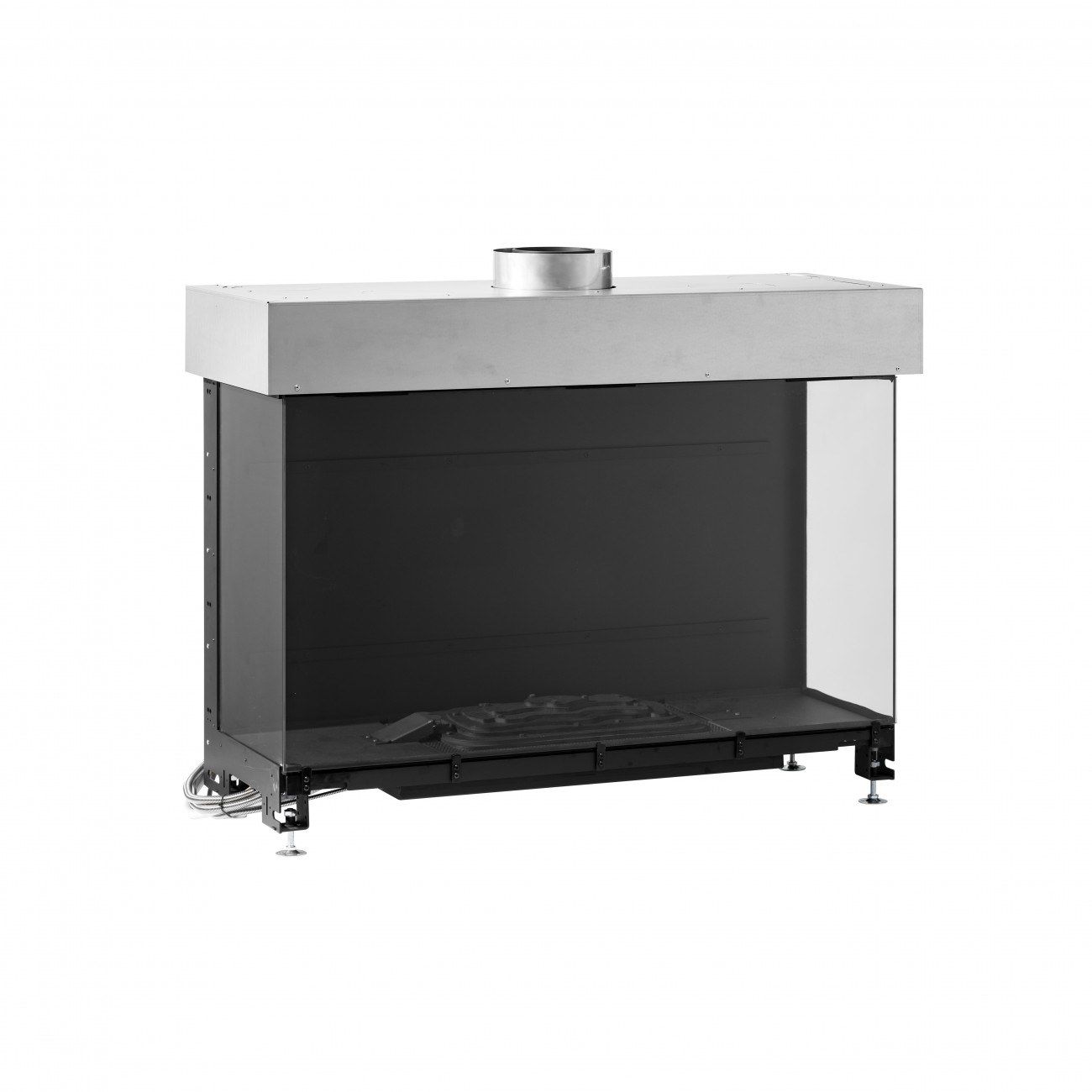 Газовый тройной фасадный камин Metalfire ARCH-00100815 - Вид №4