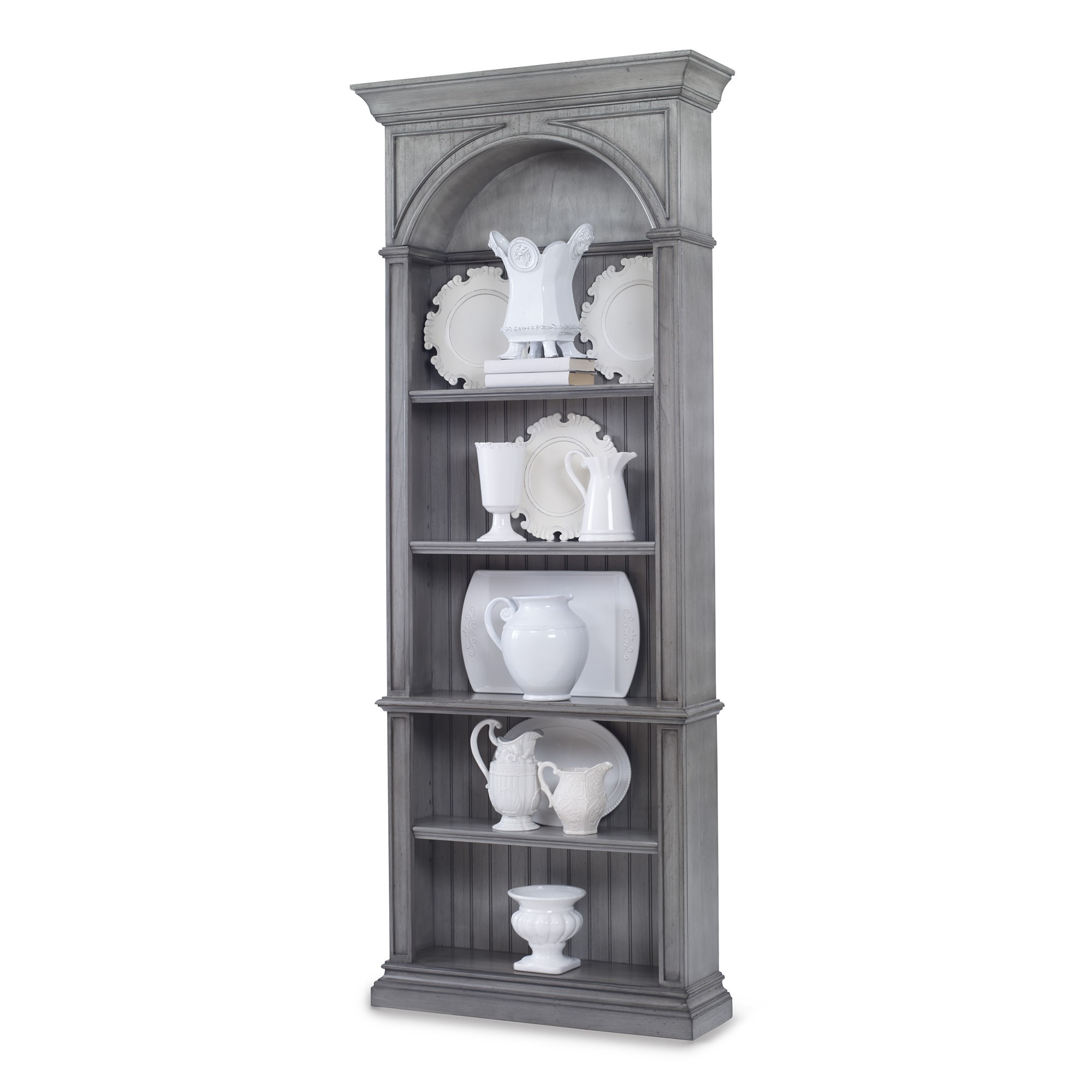 Книжные шкафы 02216-800-003 Agatha Bookcase - Ash Grey Ambella  - Вид №4