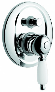 40019BR Внутристенный смеситель Laguna на 2 выхода, цвет бронза