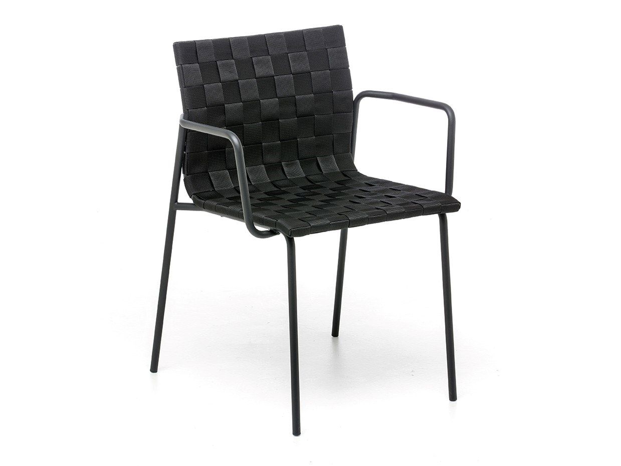 Стул из полиэстера с подлокотниками Inday ZEBRA ARCH-00038384