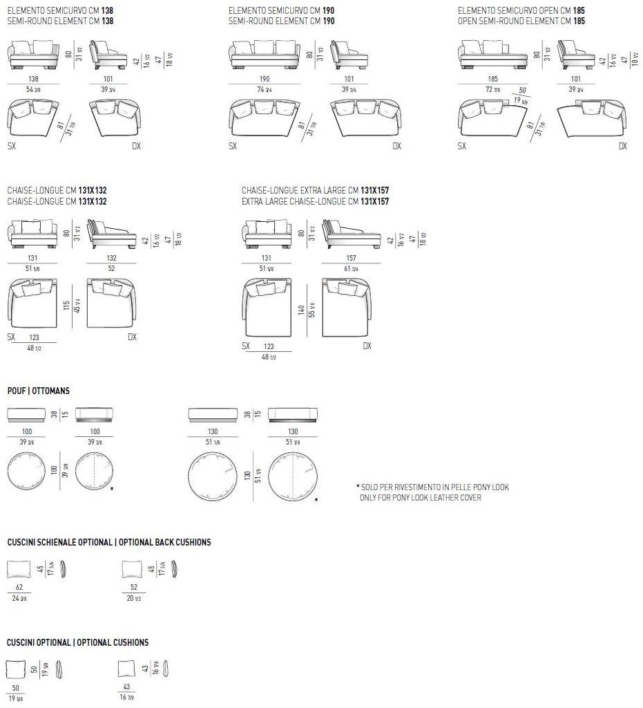 Minotti Модульный диван Lawson sun-id-1443558 - Вид №5