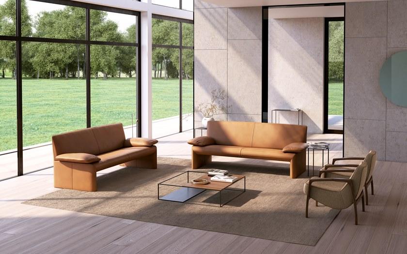 JORI 2-х местный кожаный диван Linea sun-id-1367666 - Вид №3