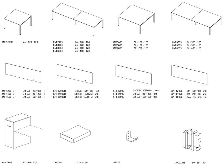 Ultom Офисный комод на колесиках 6x3 sun-id-1363442 - Вид №3