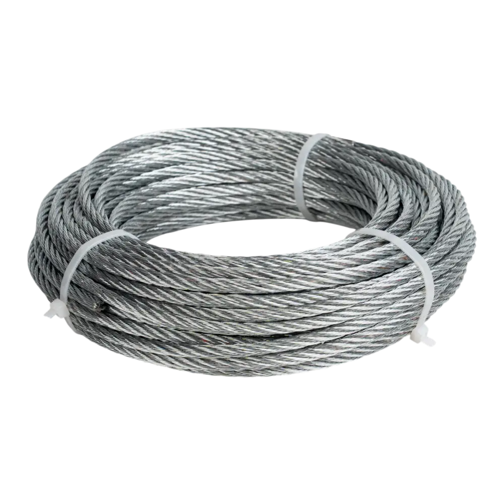 Стальной трос Tech-Krep оцинкованный 6×20 м для надежного крепления 89391083 STLM-1568357 - Вид №2
