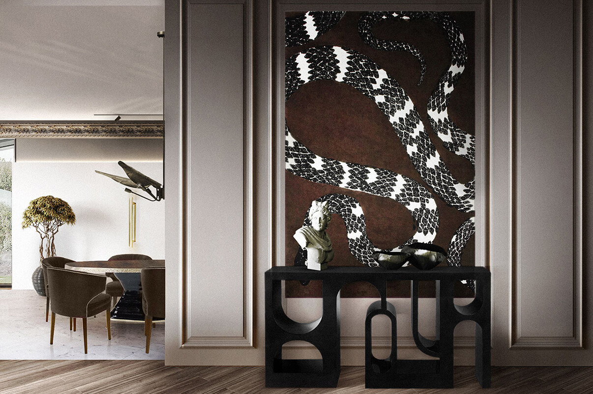 Змея 8 коврик RUG'SOCIETY Botanical 152_388  - Вид №7