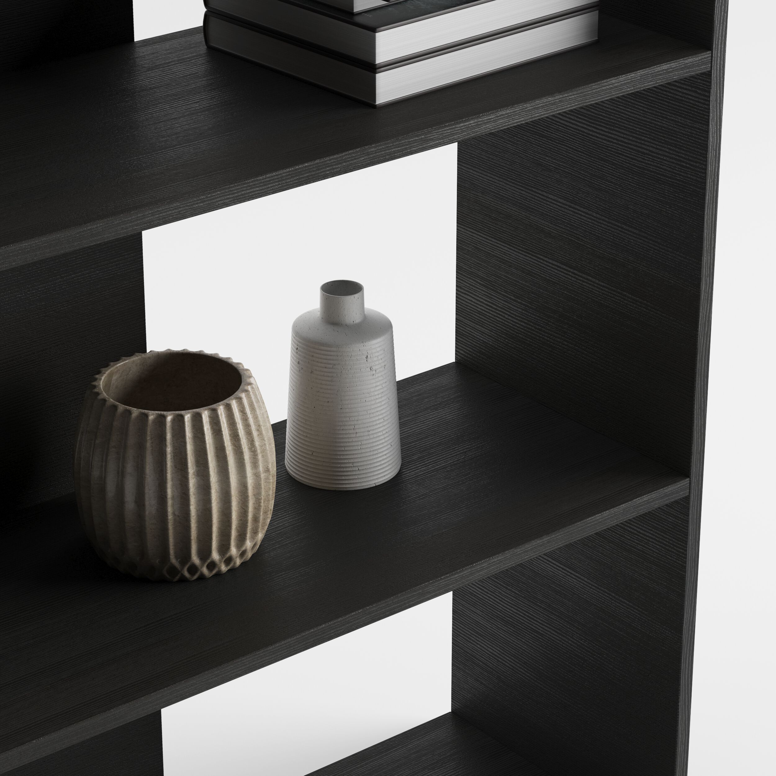 Отдельно стоящий книжный шкаф в облагороженном виде Mobili Fiver Rachele ARCH-00078937 - Вид №1