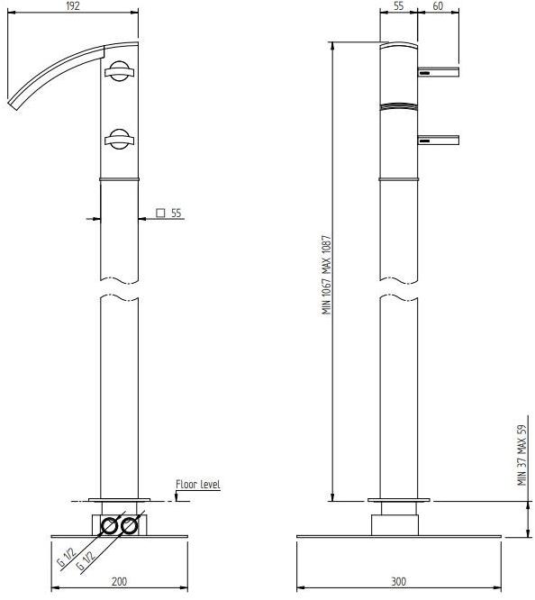 ZAZZERI Смеситель для умывальника с одной ручкой и отверстием Moon sun-id-1483907 - Вид №1