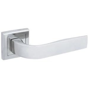 Ручка дверная на розетке Z 202 CP, цвет глянцевый хром