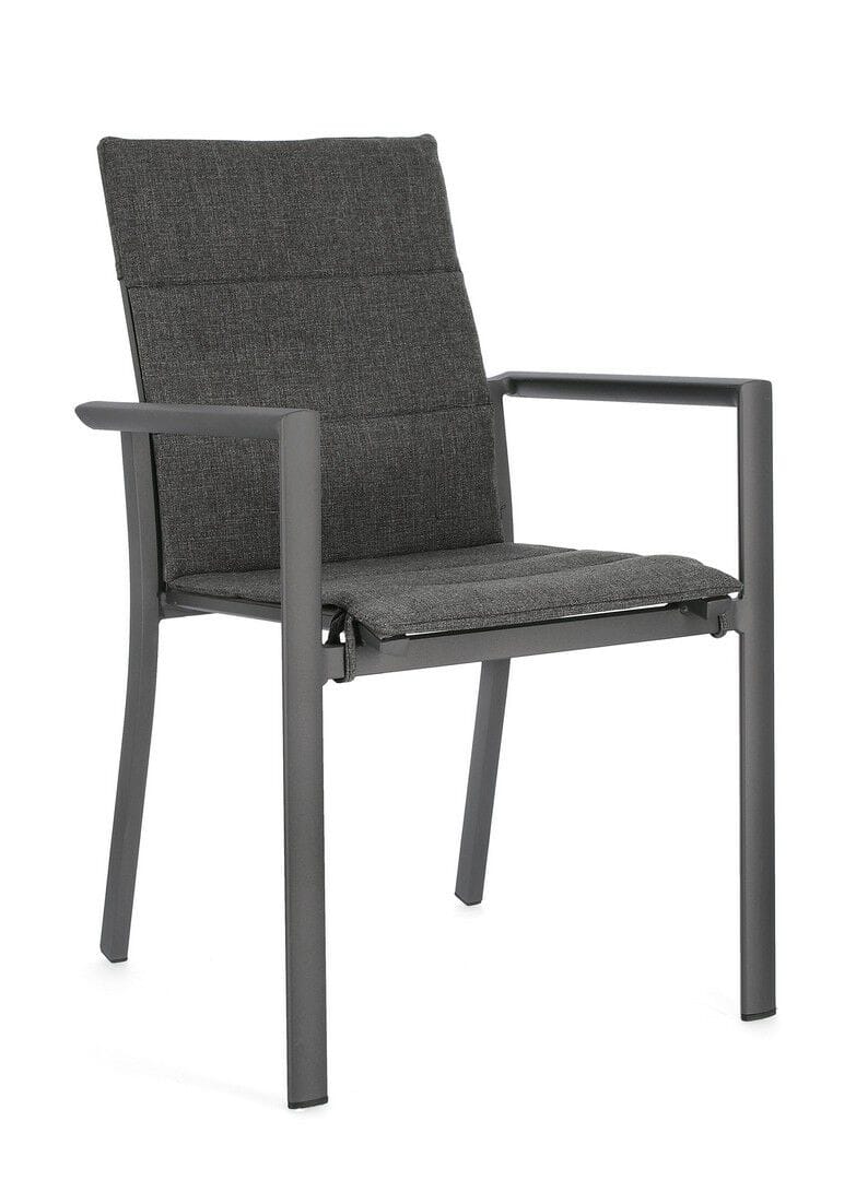 Алюминиевый штабелируемый садовый стул с подлокотниками BIZZOTTO Konnor ARCH-00101358 - Вид №43
