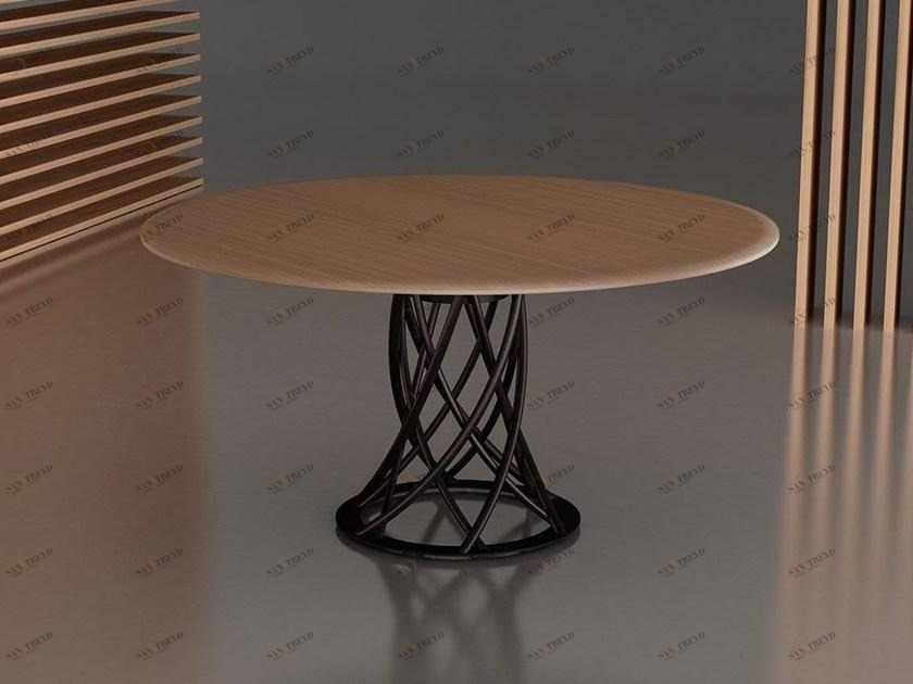 F.lli Orsenigo Круглый стол из стали и дерева sun-id-1483942