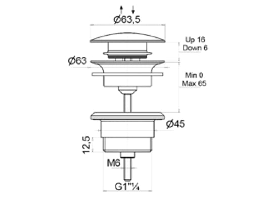 Регулируемый универсальный клик Gaia Mobili Complements ARCH-00116576 - Вид №2
