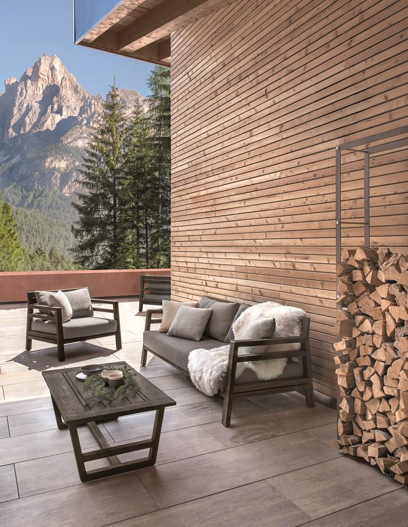 Ethimo Садовое кресло из тика с подлокотниками Costes Copo0100 - Вид №6