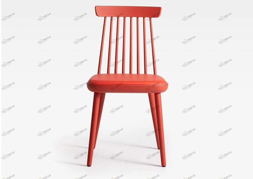 SIPA Стул из лакированного дерева со встроенной подушкой Colonial sun-id-1498458