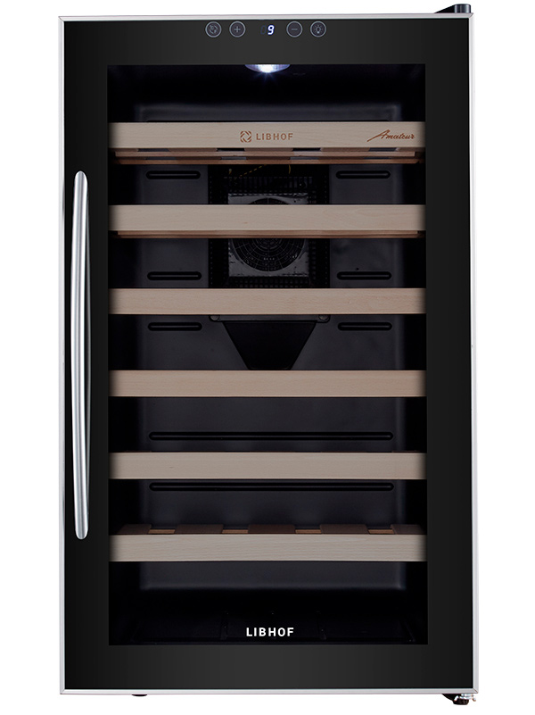 9965397 Винный шкаф Libhof AM-28 серебристый, черный STDN-0005682 - Вид №1