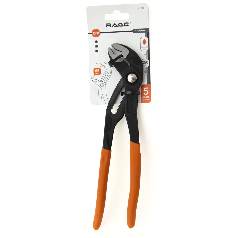 Переставные клещи Rage 250мм с кнопочным механизмом 87672989 STLM-0847424 - Вид №6