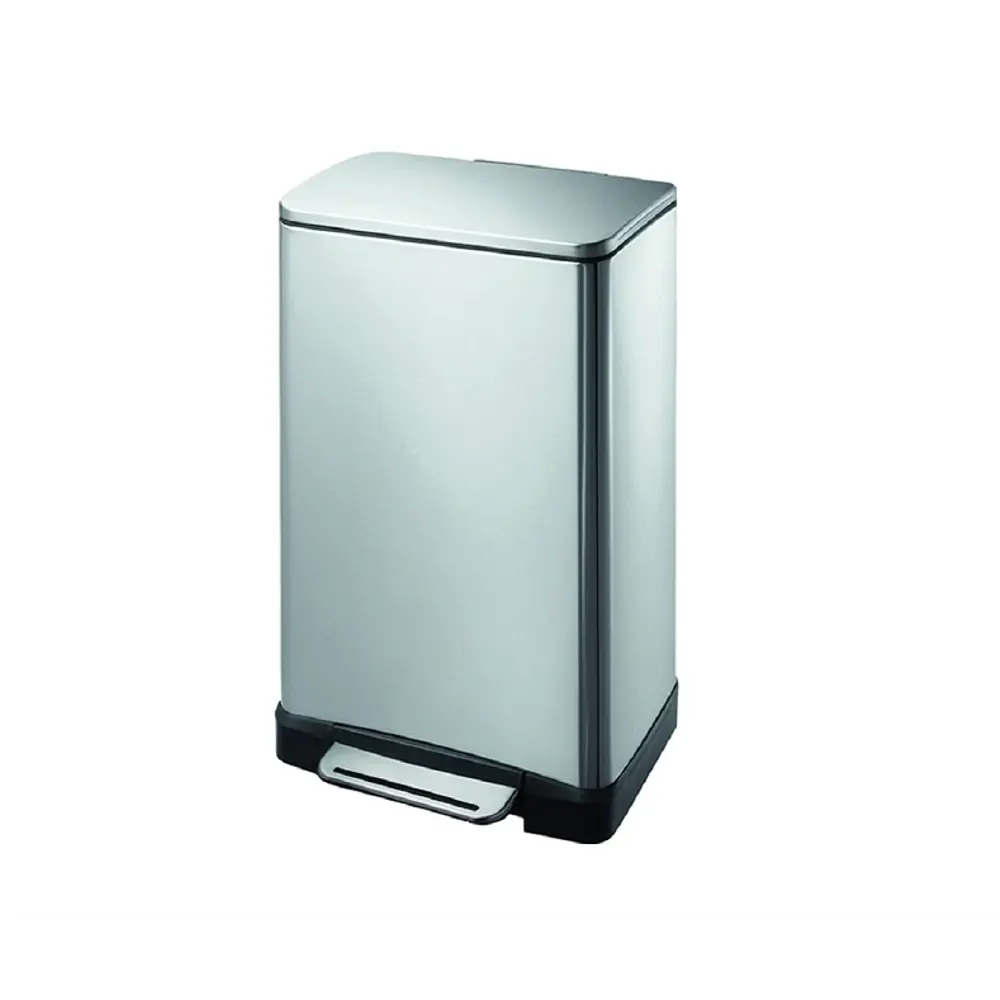 Контейнер для мусора Primanova D-15321 12 л металл цвет серебристый Cube STLM-2136199