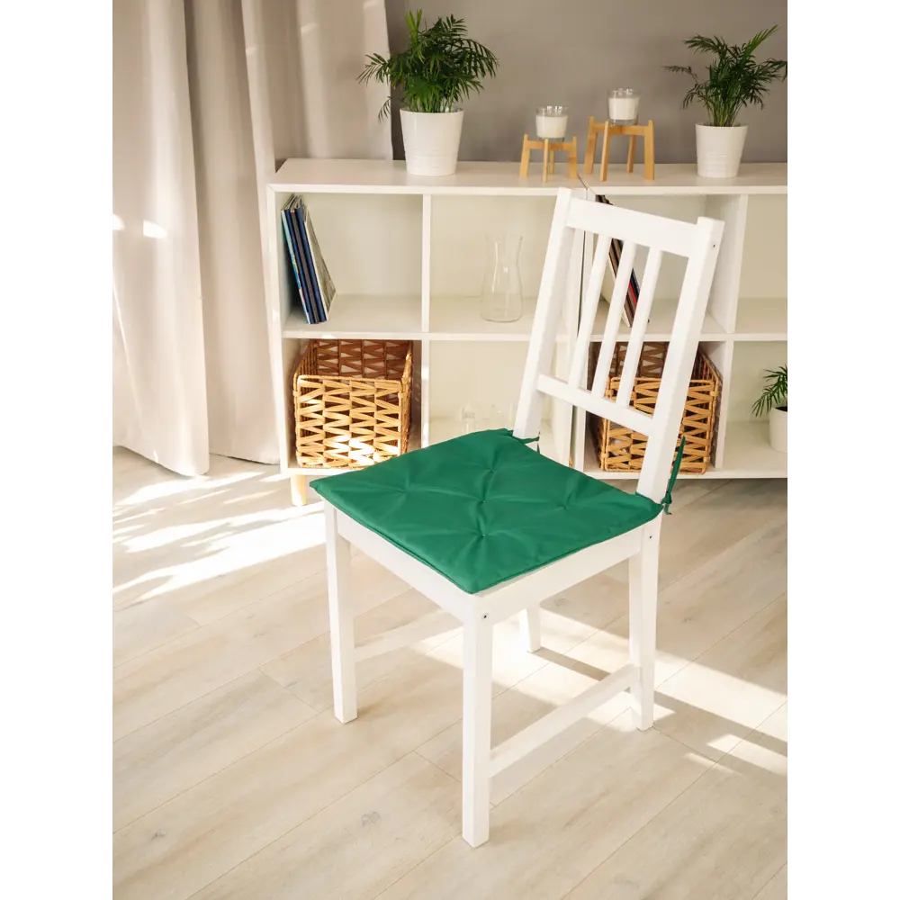 Подушка для стула Linen Way 40x40 см зеленая 89407762 STLM-1570646 - Вид №3