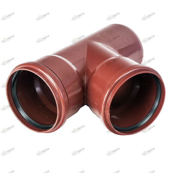 8M3167E11075 SANHA M3-167E тройник, угол 67,5°  DN 100x70 / OD 110x75 мм 