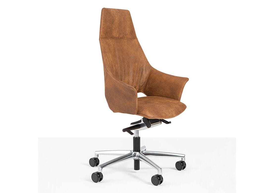 Офисное кресло с высокой спинкой с 5 спицами Moschella Windsor ARCH-00033448 - Вид №10